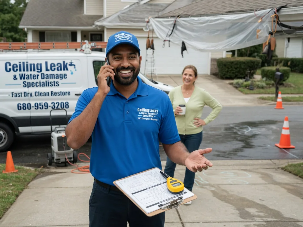 Ceiling Leak Cleanup Clearfield, KY FAQs